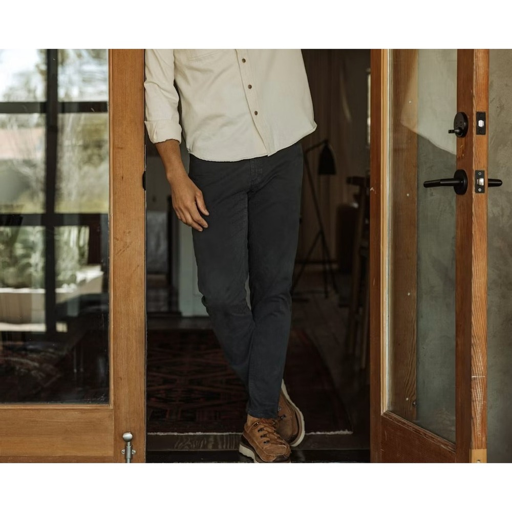 Flint and Tinder 365 Pant Mens 33x32 Charcoal Gray Straight Fit Chino Trousers